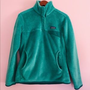 Patagonia Green Re-Tool Snap-T Fleece Pullover M